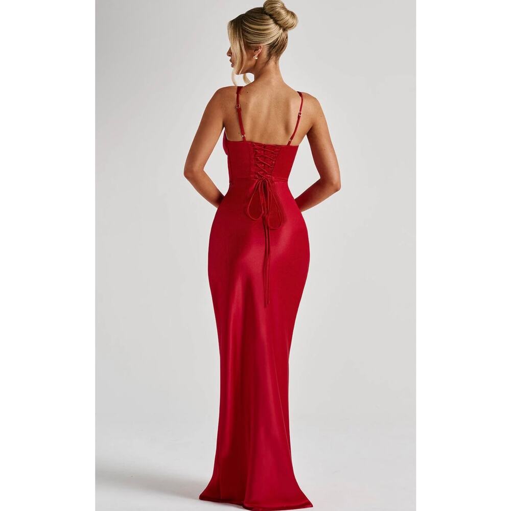 NEW Babyboo SHAE MAXI DRESS - RED Size Small - Picture 2 of 6